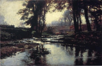  Indiana Peintre - Pleasant Run Impressionniste Indiana paysages Théodore Clément Steele